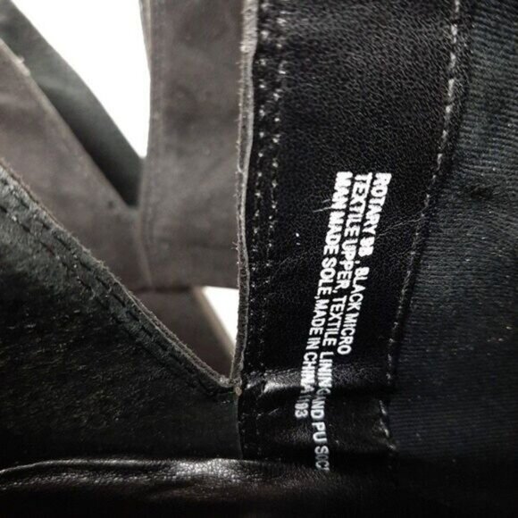 STEVE MADDEN Rotary Suede Booties Shooties Black Sz 9 B - Picture 12 of 13